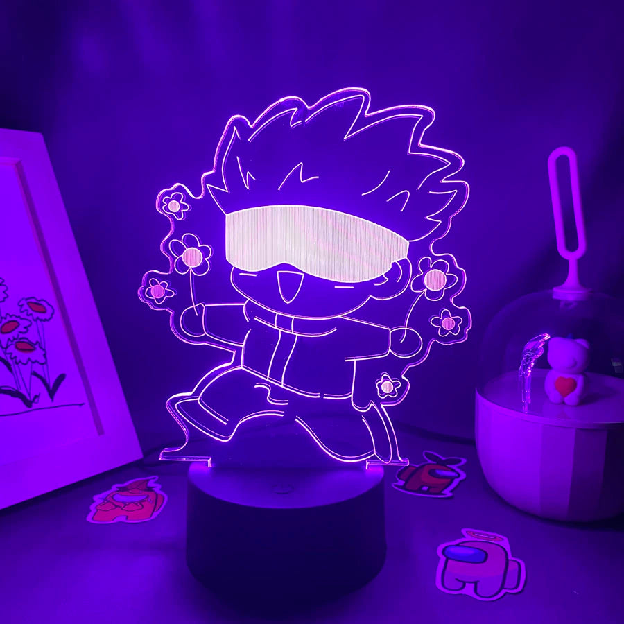 Cartoon 3D LED Light Stitch Figurine LED Night Light Neon LED