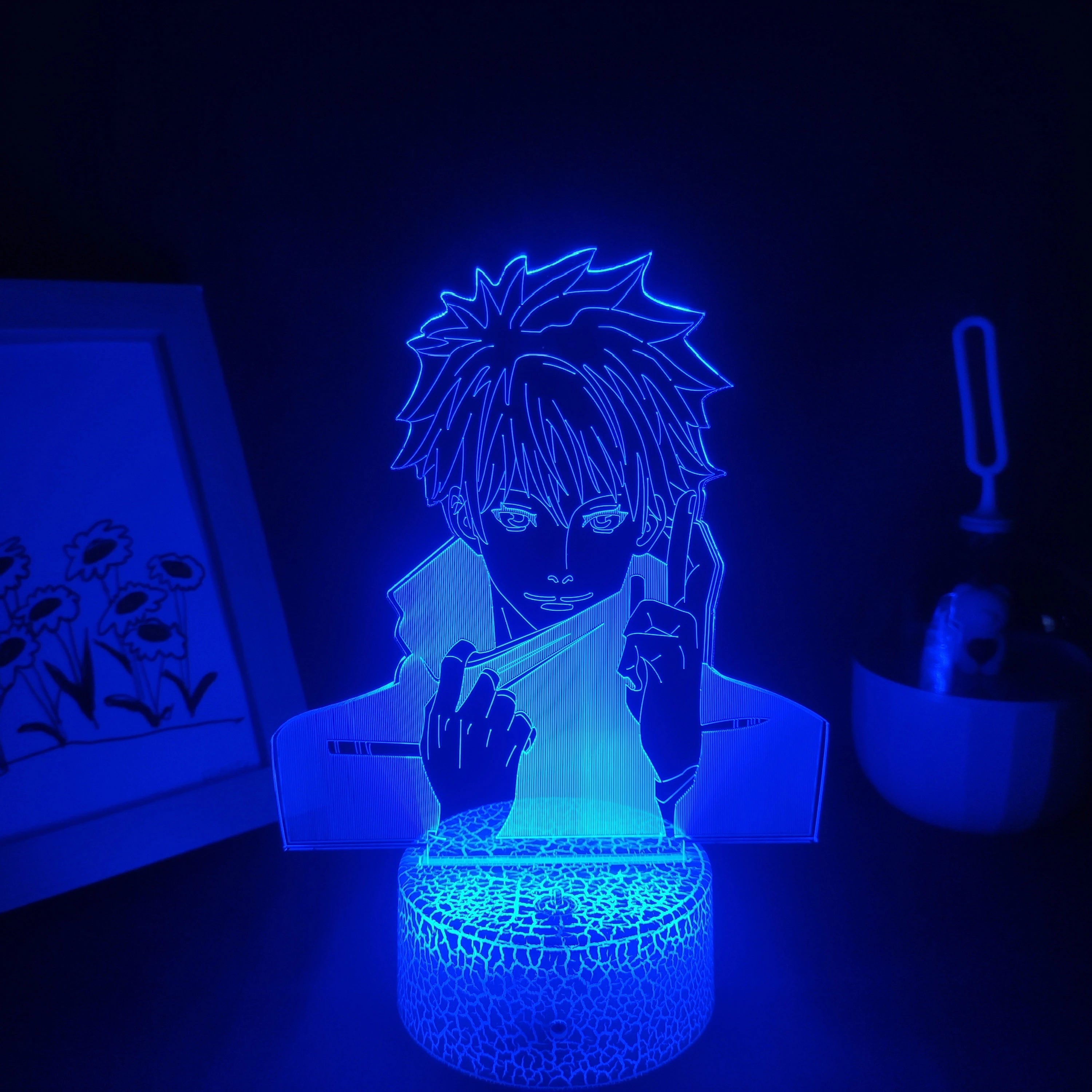 Anime Jujutsu Kaisen Satoru Gojo Led Night Light Lamp for Bedroom Decor  Birthday Gift Satoru Gojo Light Jujutsu Kaisen Gadget