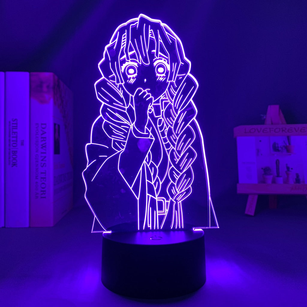 Demon Slayer Led 3d Lamp Lllusion Light Desk Lamp Japanese Anime