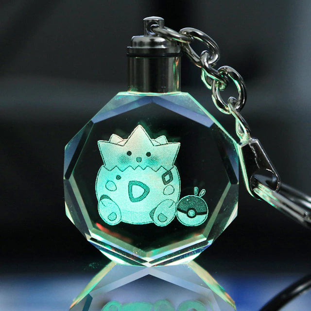 Glowing Pokemon Keychains