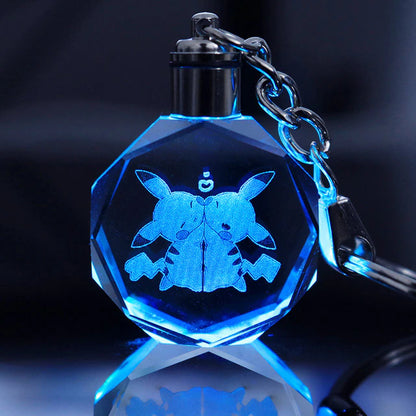 Glowing Pokemon Keychains