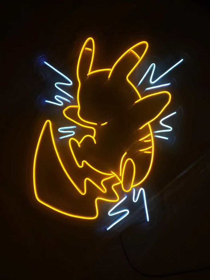 Neon Pikachu – Shonenlamp